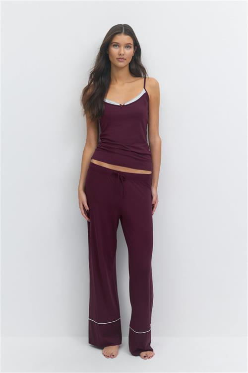 Gina Tricot - 14+ pyjama trousers - homewear - Rød - M - Dame