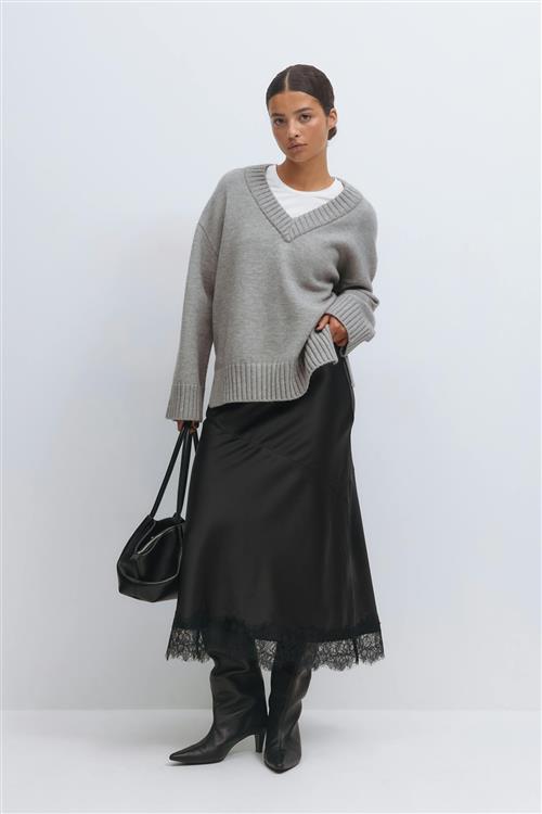 Gina Tricot - Lace skirt - blonde-nederdele - Sort - S - Dame