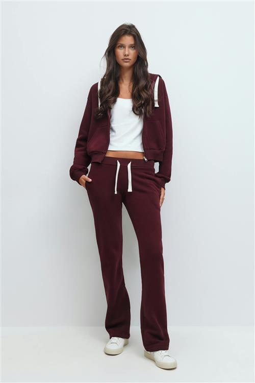 Gina Tricot - 14+ low waist sweatpants - homewear - Rød - M - Dame
