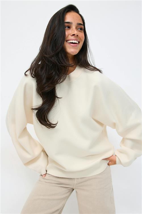 Gina Tricot - Knitted sweater - Striktrøjer - Hvid - M - Dame