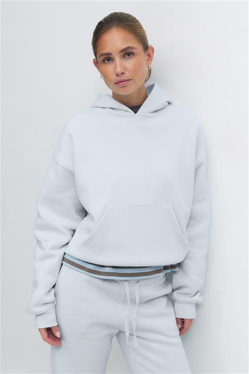 Gina Tricot - Iconic hoodie - hoodies - Blå - L - Dame