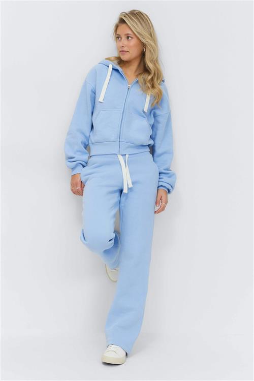 Gina Tricot - 14+ low waist sweatpants - bukser - Blå - L - Dame