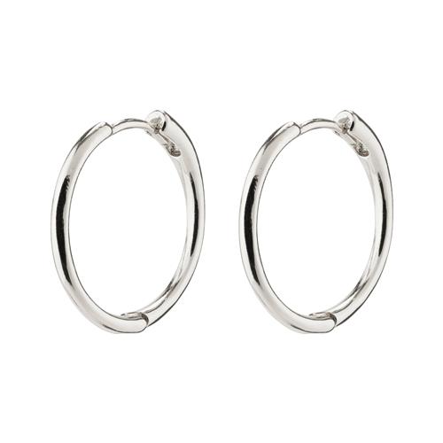 Pilgrim EANNA medium hoops sølvbelagt