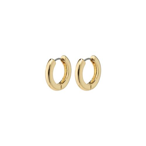 Pilgrim TYRA chunky hoop øreringe guldbelagt