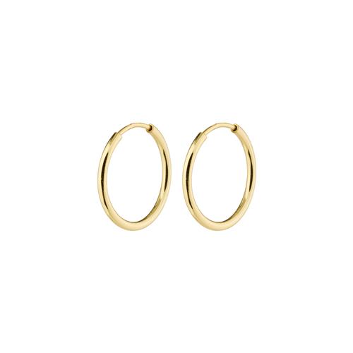 Pilgrim SANNE mini hoop øreringe guldbelagt