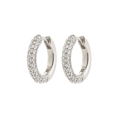 Pilgrim TATUM medium hoops sølvbelagt