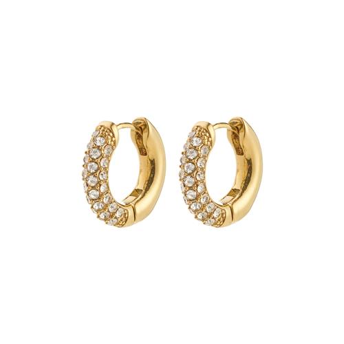 Pilgrim TATUM små hoops guldbelagt