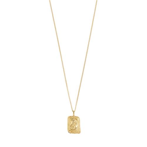 Pilgrim FISK Zodiac Sign halskæde, guldbelagt