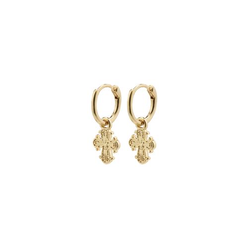 Pilgrim DAGMAR huggie hoop øreringe guldbelagt