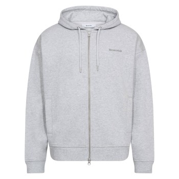 Resteröds Rick Zip Hoodie Grå bomuld Medium Herre