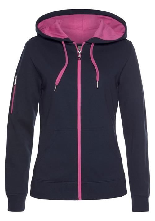 BENCH Sweatjakke  navy / pink