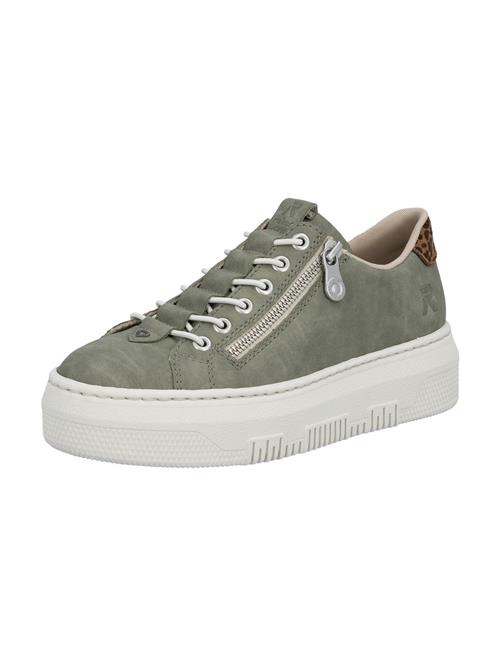 Rieker Sneaker low  brun / cognac / mørkegrøn