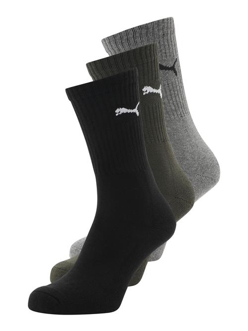 PUMA Sportssokker  grå-meleret / oliven / sort / hvid