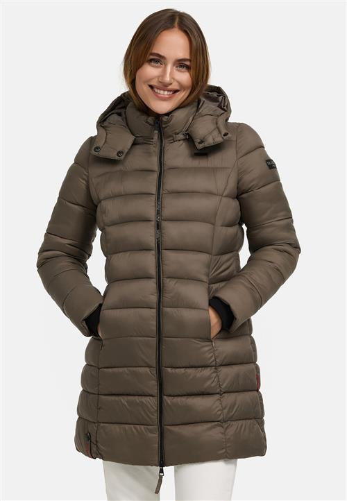 MARIKOO Vinterfrakke 'Abendsternchen'  brun