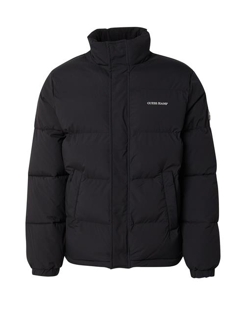GUESS JEANS Vinterjakke  sort