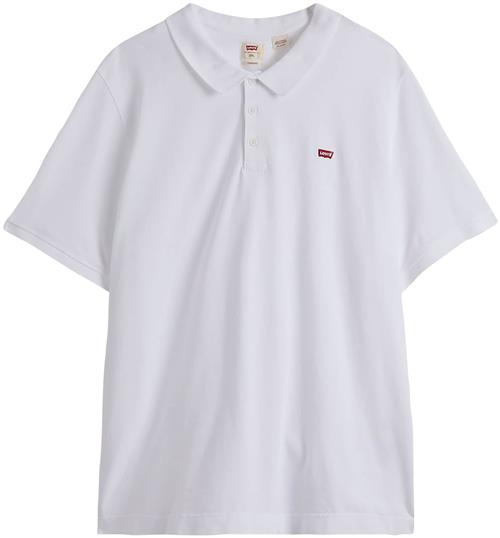 Levi's® Big & Tall Bluser & t-shirts 'Housemark Polo (Big & Tall)'  kirsebærsrød / hvid