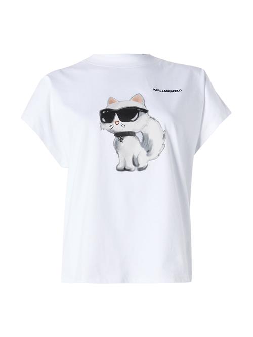 Karl Lagerfeld Shirts 'IKON AQUARELLE C'  pudder / sort / hvid