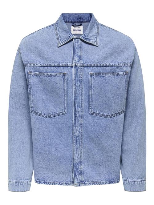 Only & Sons Overgangsjakke 'ONSEmil'  blue denim