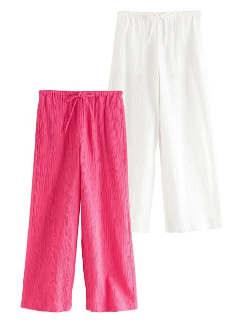 Next Bukser  pink / hvid