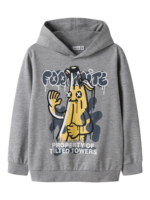 NAME IT Sweatshirt Fox Fortnite Grey Melange