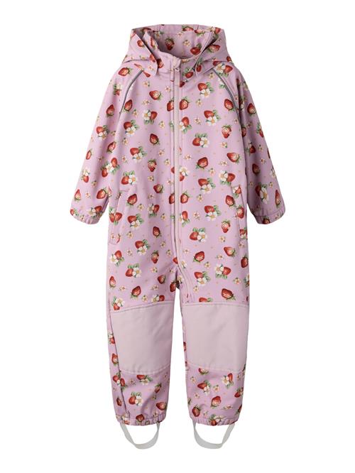 NAME IT Softshell Dragt Alfa08 Keepsake Lilac Strawberry