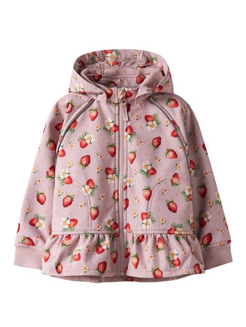 NAME IT Softshell Jakke Alfa08 Keepsake Lilac Strawberry