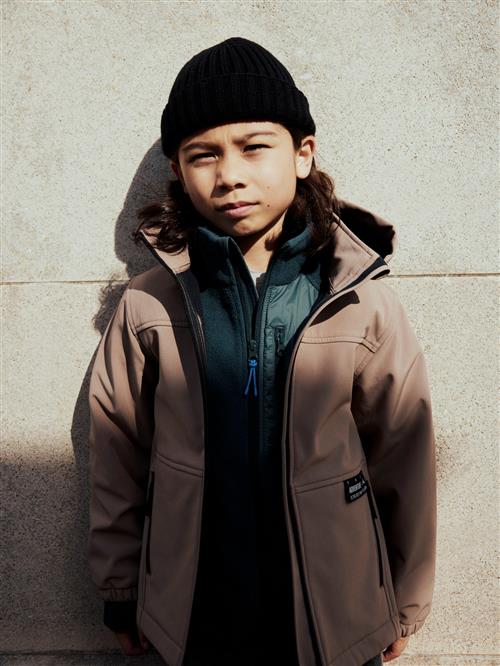 NAME IT Softshell Jakke Alfa08 Fossil