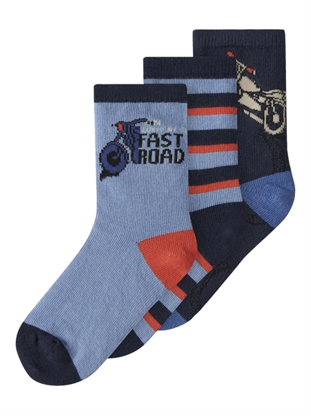 NAME IT 3-Pak Strømper Bertil Navy Blazer