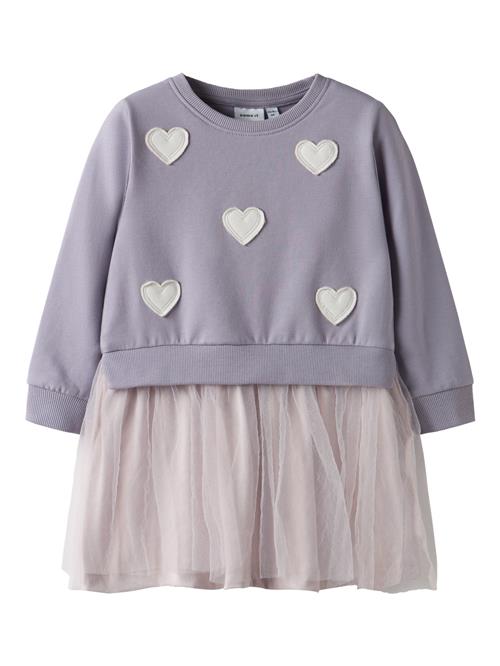 NAME IT Sweat Kjole Bianja Lavender Gray