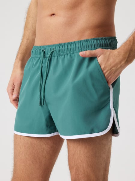 Björn Borg Borg Retro Swim Shorts Grøn, M