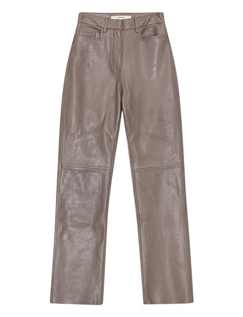 REMAIN Birger Christensen | High Waist Leather Pants | 38
