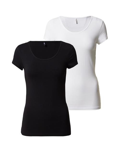 ONLY Shirts 'ONLLive Love'  lysegrå / sort