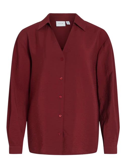 VILA Bluse 'VIDomira'  vinrød