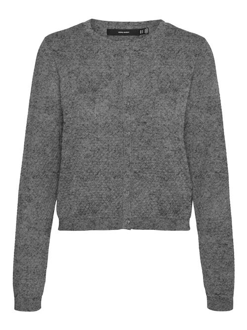 VERO MODA Cardigan 'Care'  basalgrå / grå-meleret