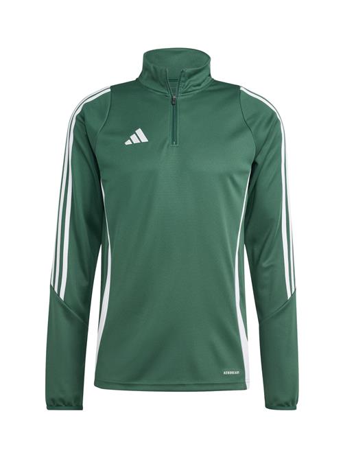 ADIDAS PERFORMANCE Sportsweatshirt 'Tiro 24'  mørkegrøn / hvid