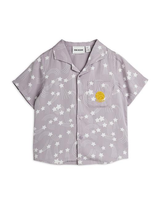 Mini Rodini Starfall Vævet Skjorte Purple  Purple 92/98 cm  Lilla  92/98 cm  unisex