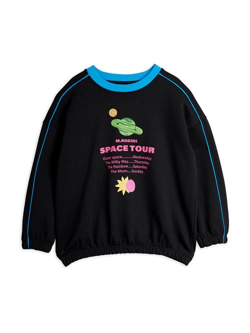 Mini Rodini Space Tour Sweatshirt Black  Black 104/110 cm  Sort  104/110 cm  unisex