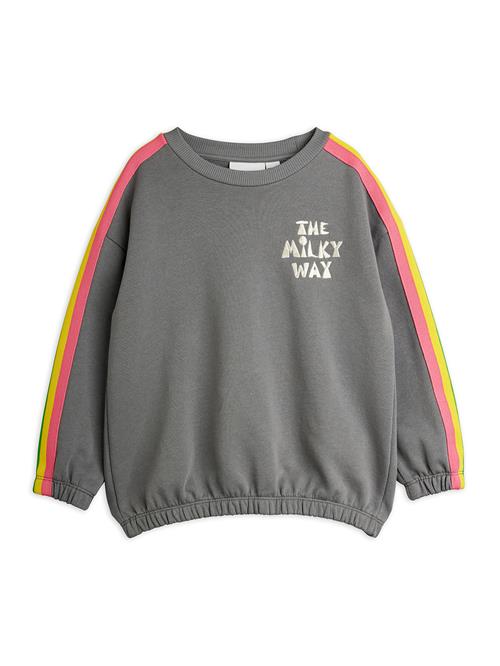 Mini Rodini The Milky Way Rainbow Sweatshirt Grey  Grey 128/134 cm  Grå  128/134 cm  unisex