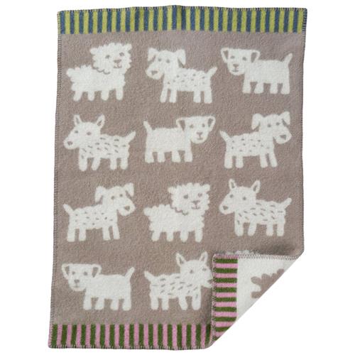 Klippan Yllefabrik Voff Tæppe Beige One Size Wool Beige  One Size  unisex