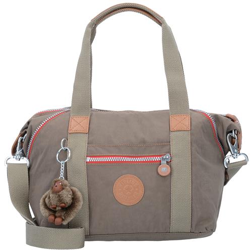 KIPLING Håndtaske 'Art Mini'  camel / mørkebeige / rød