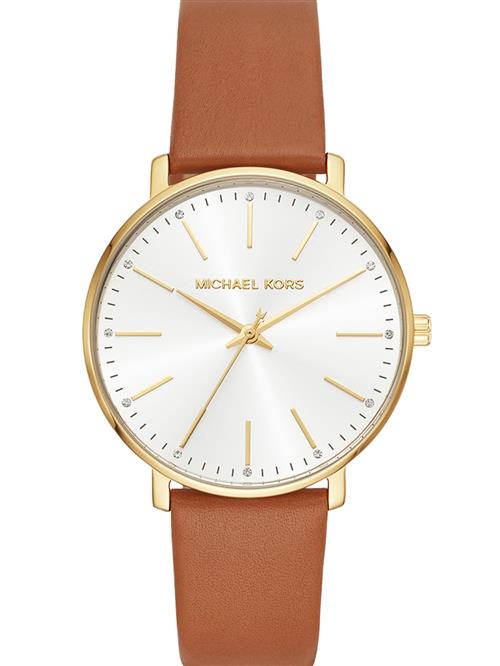 Michael Kors Analogt ur 'PYPER'  brun / guld / hvid