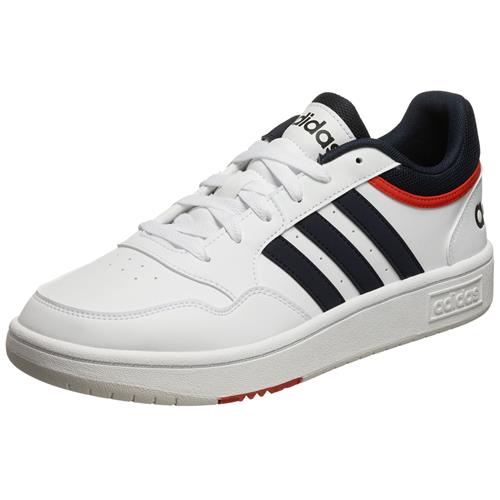 ADIDAS SPORTSWEAR Sneaker low 'Hoops 3.0'  rød / sort / hvid