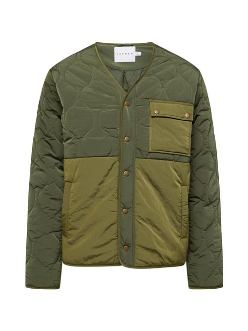 TOPMAN Overgangsjakke  khaki / oliven