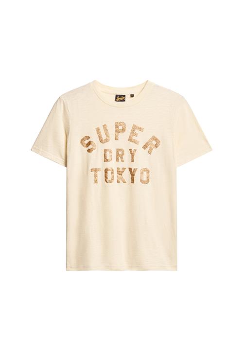 Superdry & Co Shirts  lysebeige / guld