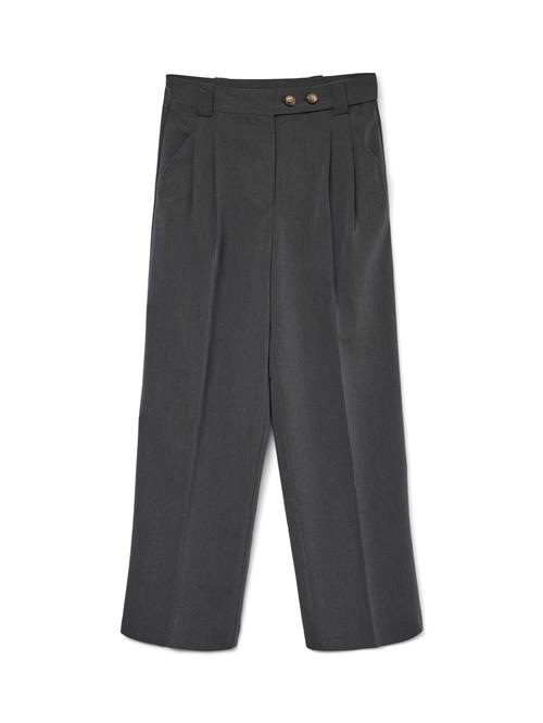 VERO MODA Bukser med fals 'Carmela'  mørkegrå