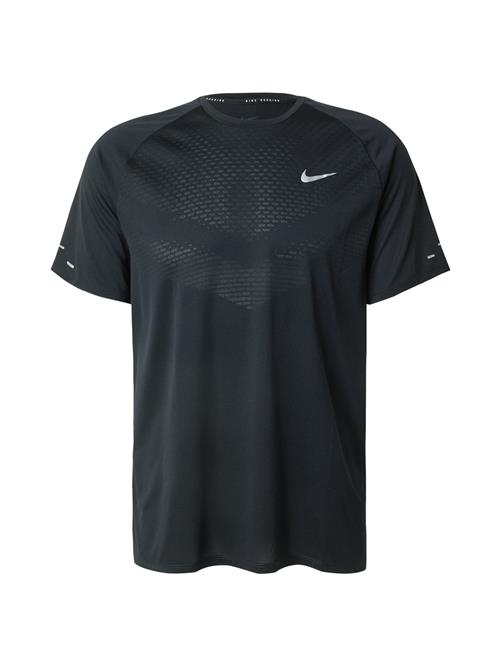 NIKE Funktionsskjorte 'ADV STRIDE'  lysegrå / sort