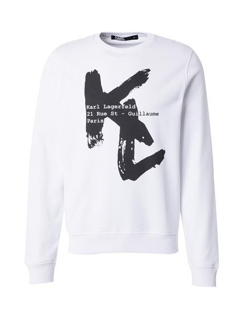 Karl Lagerfeld Sweatshirt  sort / hvid