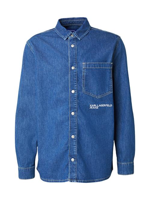 Karl Lagerfeld Skjorte  blue denim / hvid