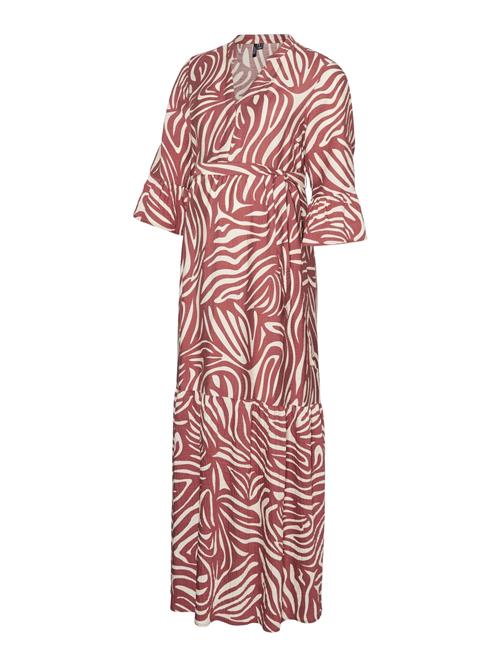 Vero Moda Maternity Kjole  rød / hvid