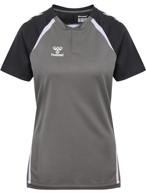 Hummel Funktionsbluse 'Lead 2.0'  grå / sort / hvid